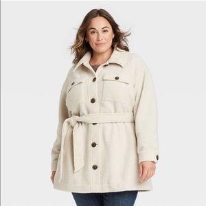 • ava & viv cream trench coat •